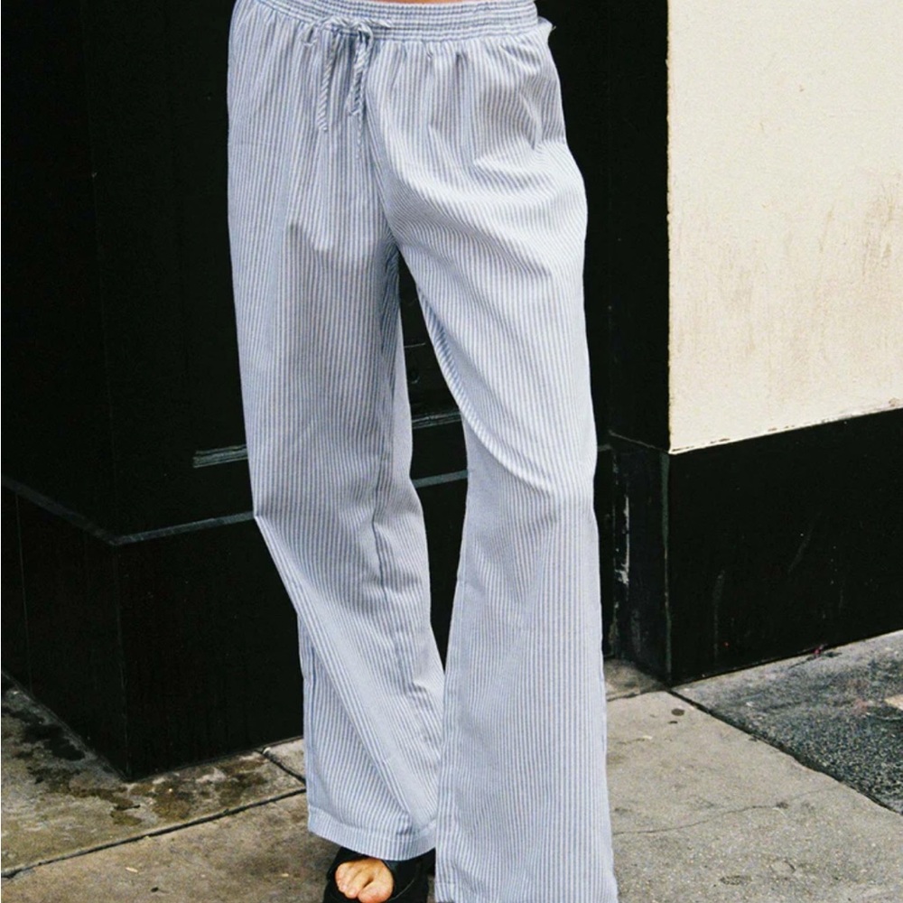 Princess Polly Blue Striped Pants